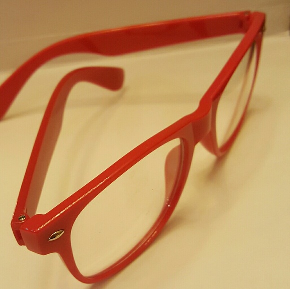 FUN RED FASHION GLASSES NOT RX Available - Picture 4 of 4